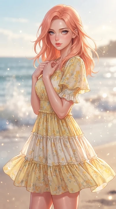 score_9, masterpiece, best quality, ultra-detailed, high-budget anime keyframe, editorial fashion photography, tasteful artistic composition, Japanese woman. close-up cowboy shot from the waist and thighs up, the character dominates the composition, 