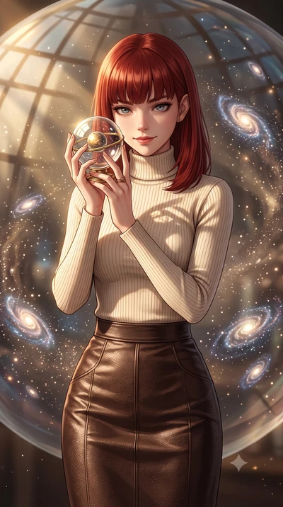 score_9, masterpiece, best quality, ultra-detailed, high-budget anime keyframe, editorial fashion photography, tasteful artistic composition, Caucasian woman, strictly human ears. close-up cowboy shot from the waist and thighs up, the character domin