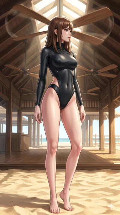 score_9, masterpiece, best quality, ultra-detailed, high-budget anime keyframe, editorial fashion photography, tasteful artistic composition, Korean woman. cowboy shot from the thighs up, character and outfit filling the frame for maximum editorial p