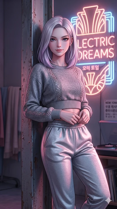 score_9, masterpiece, best quality, ultra-detailed, high-budget anime keyframe, editorial fashion photography, tasteful artistic composition, Caucasian woman, strictly human ears. Upper body close-up from the thighs up, character filling the screen f