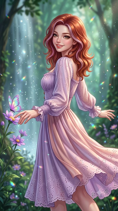 score_9, masterpiece, best quality, ultra-detailed, high-budget anime keyframe, semi-realistic 3D game render, editorial fashion photography, tasteful artistic composition, Caucasian woman. close-up cowboy shot from the waist and thighs up, the chara