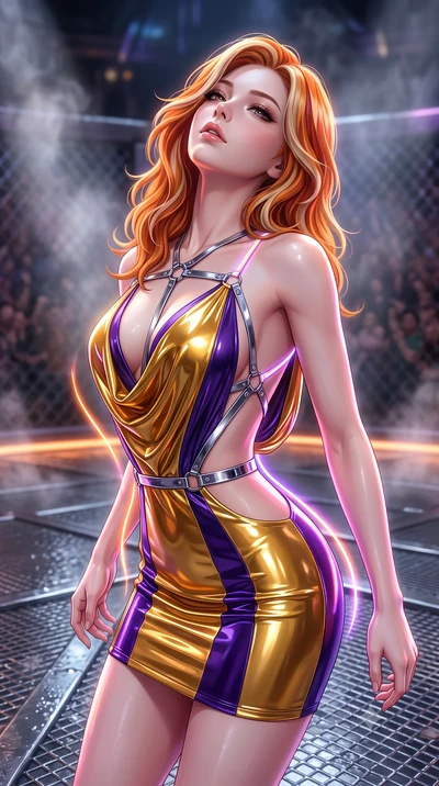 score_9, masterpiece, best quality, ultra-detailed, high-budget anime keyframe, semi-realistic 3D game render, editorial fashion photography, tasteful artistic composition, Caucasian woman. close-up cowboy shot from the waist and thighs up, the chara