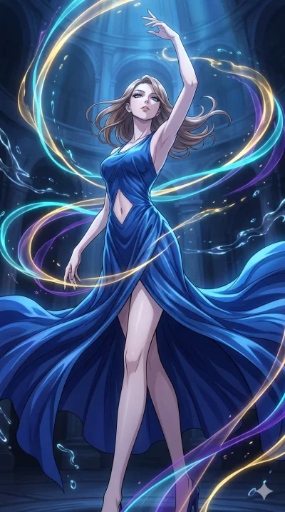 score_9, masterpiece, best quality, ultra-detailed, High-budget Anime Keyframe, vibrant colors, fluid line-art, expressive lighting, cinematic composition, Ufotable-style visual effects, top-tier animation quality, Caucasian woman with pale skin and 