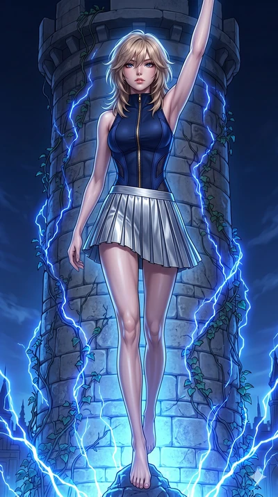 score_9, masterpiece, best quality, ultra-detailed, high-budget anime keyframe, editorial fashion photography, tasteful artistic composition, Japanese woman. low angle full-body shot from head to toe showing her feet, filling the entire 9:16 vertical