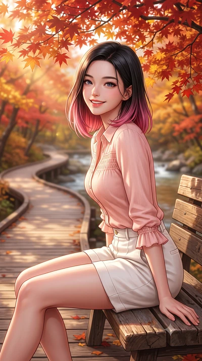 score_9, masterpiece, best quality, ultra-detailed, high-budget anime keyframe, semi-realistic 3D game render, editorial fashion photography, tasteful artistic composition, Korean woman. close-up cowboy shot from the waist and thighs up, the characte