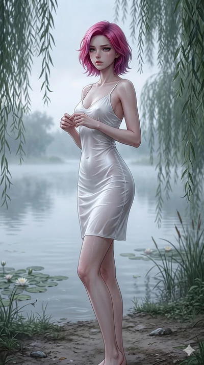 score_9, masterpiece, best quality, ultra-detailed, high-budget anime keyframe, editorial fashion photography, tasteful artistic composition, Caucasian woman, strictly human ears. cowboy shot from the thighs up, character and outfit filling the frame