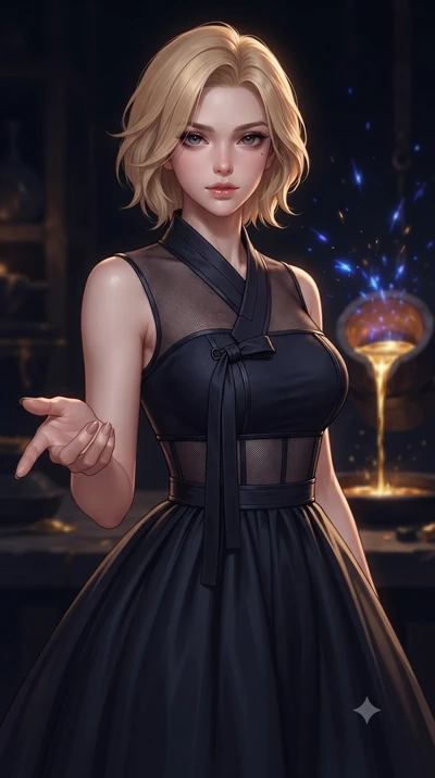 score_9, masterpiece, best quality, ultra-detailed, high-budget anime keyframe, editorial fashion photography, tasteful artistic composition, Caucasian woman. close-up cowboy shot from the waist and thighs up, the character dominates the composition,
