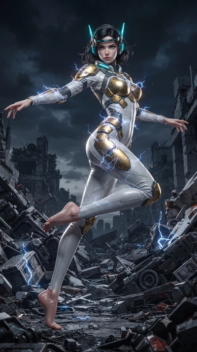 score_9, masterpiece, best quality, ultra-detailed, high-budget anime keyframe, editorial fashion photography, tasteful artistic composition, Korean woman. low angle full-body shot from head to toe showing her feet, filling the entire 9:16 vertical f