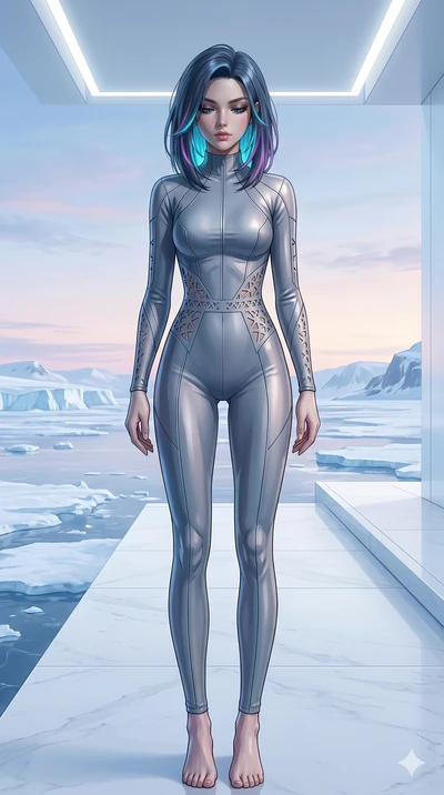 score_9, masterpiece, best quality, ultra-detailed, high-budget anime keyframe, editorial fashion photography, tasteful artistic composition, Caucasian woman, strictly human ears. cowboy shot from the thighs up, character and outfit filling the frame