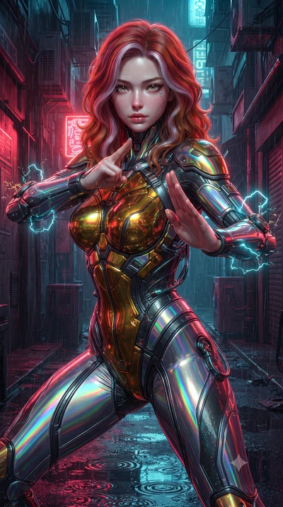 score_9, masterpiece, best quality, ultra-detailed, high-budget anime keyframe, editorial fashion photography, tasteful artistic composition, Caucasian woman. close-up cowboy shot from the waist and thighs up, the character dominates the composition,