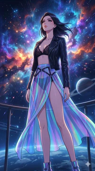 score_9, masterpiece, best quality, ultra-detailed, High-budget Anime Keyframe, vibrant colors, fluid line-art, expressive lighting, cinematic composition, Ufotable-style visual effects, top-tier animation quality, Japanese woman with delicate and el