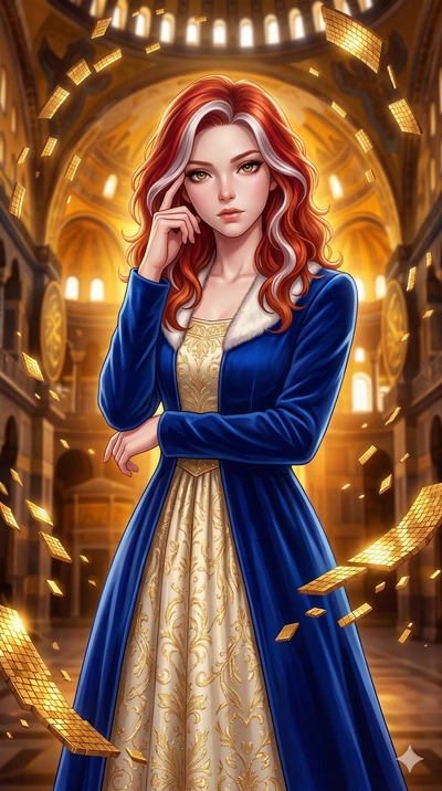 score_9, masterpiece, best quality, ultra-detailed, high-budget anime keyframe, editorial fashion photography, tasteful artistic composition, Caucasian woman, strictly human ears. close-up cowboy shot from the waist and thighs up, the character domin