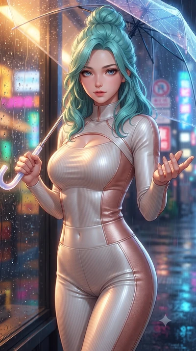 score_9, masterpiece, best quality, ultra-detailed, high-budget anime keyframe, editorial fashion photography, tasteful artistic composition, Japanese woman. close-up cowboy shot from the waist and thighs up, the character dominates the composition, 