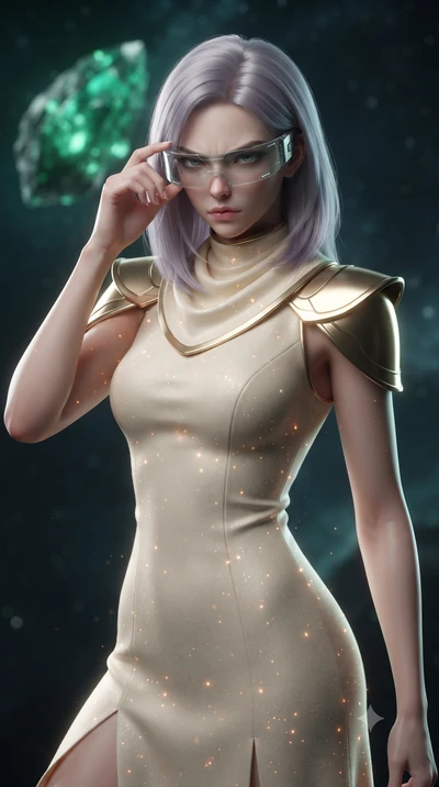 score_9, masterpiece, best quality, ultra-detailed, high-budget anime keyframe, editorial fashion photography, tasteful artistic composition, realistic cosplay photography, Caucasian woman, strictly human ears. close-up cowboy shot from the waist and