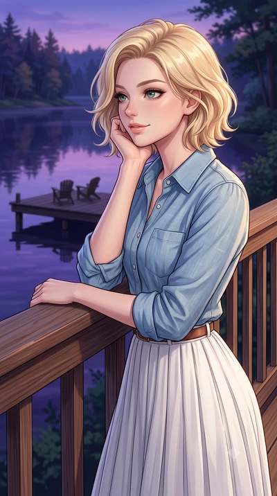 score_9, masterpiece, best quality, ultra-detailed, high-budget anime keyframe, editorial fashion photography, tasteful artistic composition, Caucasian woman woman. close-up cowboy shot from the waist and thighs up, the character dominates the compos