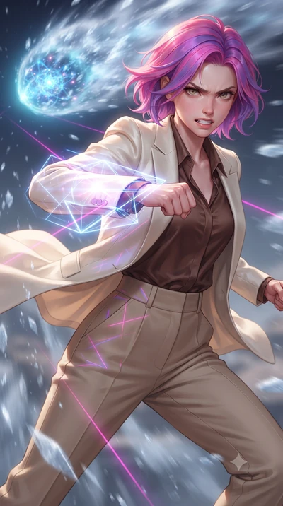 score_9, masterpiece, best quality, ultra-detailed, high-budget anime keyframe, editorial fashion photography, tasteful artistic composition, realistic cosplay photography, Caucasian woman, strictly human ears. close-up cowboy shot from the waist and