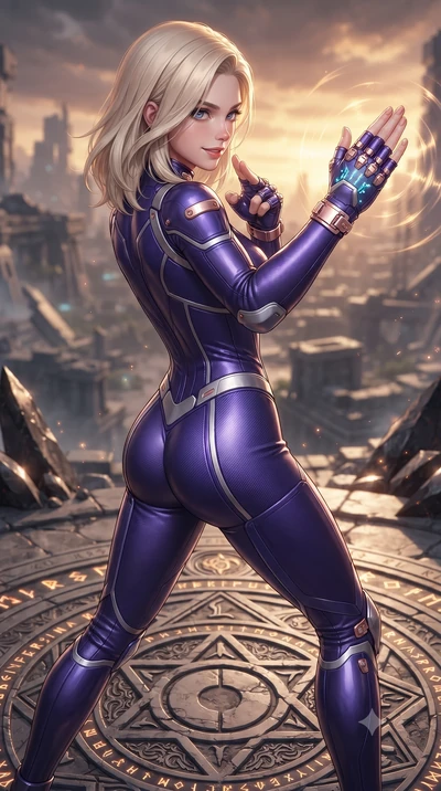 score_9, masterpiece, best quality, ultra-detailed, high-budget anime keyframe, editorial fashion photography, tasteful artistic composition, Caucasian woman. close-up cowboy shot from the waist and thighs up, the character dominates the composition,