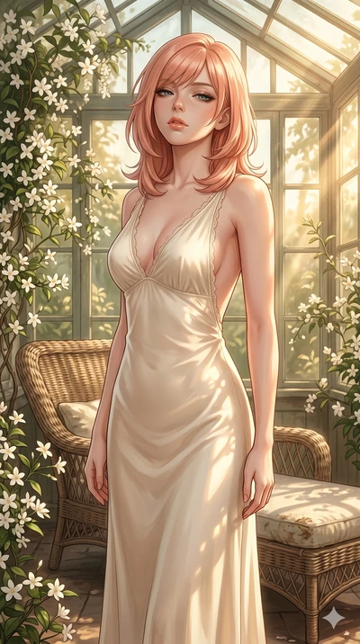 score_9, masterpiece, best quality, ultra-detailed, high-budget anime keyframe, editorial fashion photography, tasteful artistic composition, Japanese woman. cowboy shot from the thighs up, character and outfit filling the frame for maximum editorial