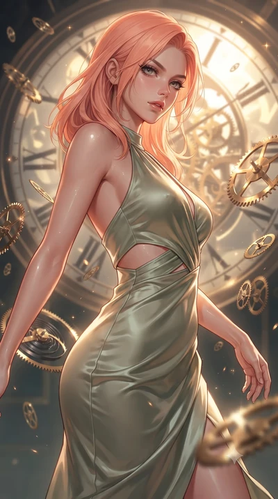 score_9, masterpiece, best quality, ultra-detailed, high-budget anime keyframe, editorial fashion photography, tasteful artistic composition, Japanese woman. close-up cowboy shot from the waist and thighs up, the character dominates the composition, 
