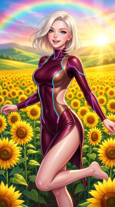 score_9, masterpiece, best quality, ultra-detailed, high-budget anime keyframe, editorial fashion photography, tasteful artistic composition, Caucasian woman. close-up cowboy shot from the waist and thighs up, the character dominates the composition,