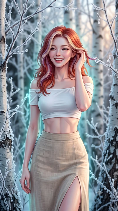 score_9, masterpiece, best quality, ultra-detailed, high-budget anime keyframe, editorial fashion photography, tasteful artistic composition, Caucasian woman, strictly human ears. close-up cowboy shot from the waist and thighs up, the character domin