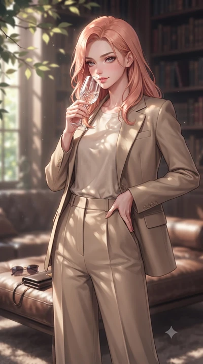 score_9, masterpiece, best quality, ultra-detailed, high-budget anime keyframe, editorial fashion photography, tasteful artistic composition, Japanese woman. close-up cowboy shot from the waist and thighs up, the character dominates the composition, 