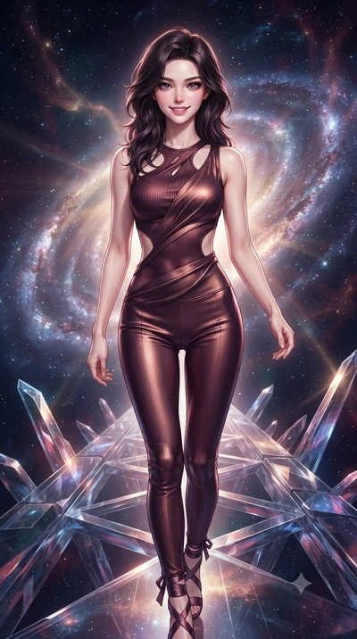 score_9, masterpiece, best quality, ultra-detailed, high-budget anime keyframe, editorial fashion photography, tasteful artistic composition, Korean woman. close-up cowboy shot from the waist and thighs up, the character dominates the composition, fi