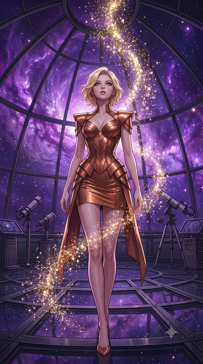 score_9, masterpiece, best quality, ultra-detailed, High-budget Anime Keyframe, Caucasian woman, strictly human ears. Low angle cowboy shot filling the entire 9:16 frame with her statuesque presence. Scenario 485: showering under a cascade of glitter
