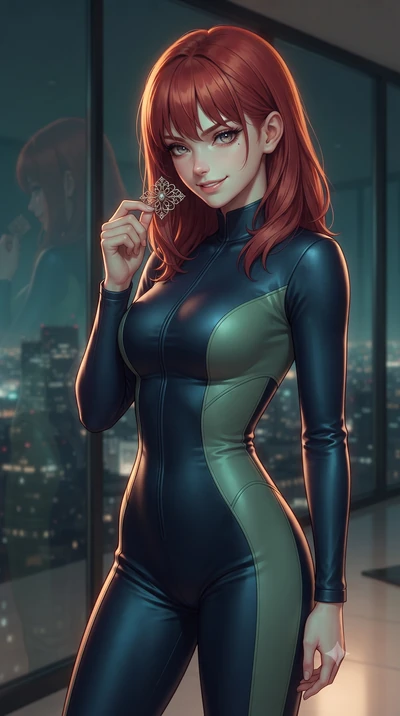 score_9, masterpiece, best quality, ultra-detailed, high-budget anime keyframe, editorial fashion photography, tasteful artistic composition, Caucasian woman, strictly human ears. close-up cowboy shot from the waist and thighs up, the character domin
