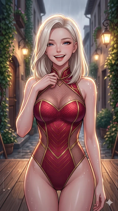 score_9, masterpiece, best quality, ultra-detailed, high-budget anime keyframe, vibrant anime aesthetic, Caucasian woman, strictly human ears. close-up cowboy shot from the waist and thighs up, the character dominates the composition, filling the fra
