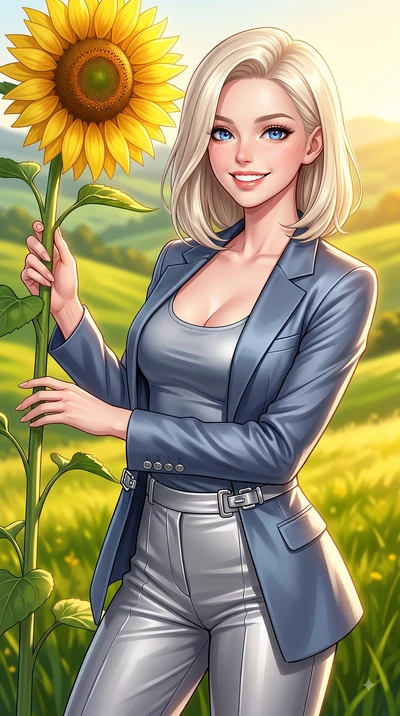 score_9, masterpiece, best quality, ultra-detailed, high-budget anime keyframe, editorial fashion photography, tasteful artistic composition, Caucasian woman. close-up cowboy shot from the waist and thighs up, the character dominates the composition,