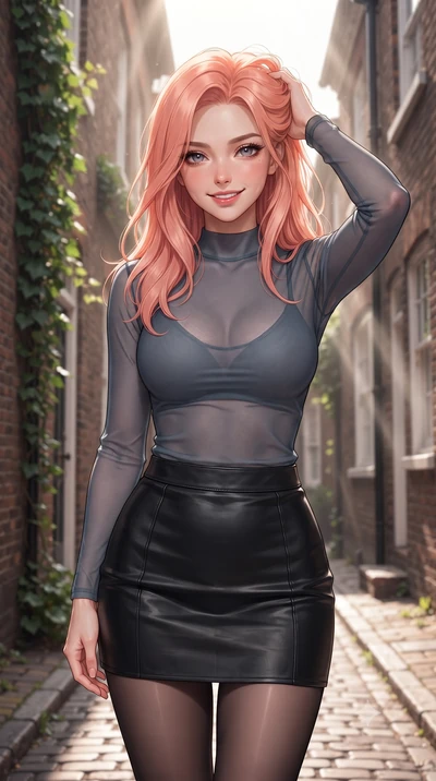 score_9, masterpiece, best quality, ultra-detailed, high-budget anime keyframe, editorial fashion photography, tasteful artistic composition, Japanese woman woman. close-up cowboy shot from the waist and thighs up, the character dominates the composi