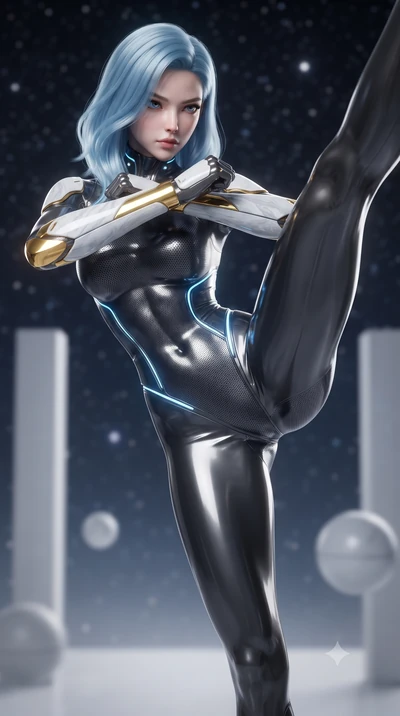 score_9, masterpiece, best quality, ultra-detailed, high-budget anime keyframe, editorial fashion photography, tasteful artistic composition, Korean woman. close-up cowboy shot from the waist and thighs up, the character dominates the composition, fi