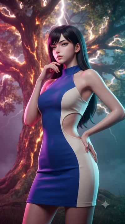 score_9, masterpiece, best quality, ultra-detailed, high-budget anime keyframe, editorial fashion photography, tasteful artistic composition, Caucasian woman, strictly human ears. close-up cowboy shot from the waist and thighs up, the character domin