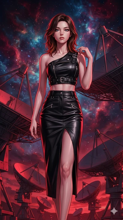 score_9, masterpiece, best quality, ultra-detailed, high-budget anime keyframe, editorial fashion photography, tasteful artistic composition, Korean woman. cowboy shot from the thighs up, character and outfit filling the frame for maximum editorial p