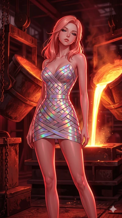 score_9, masterpiece, best quality, ultra-detailed, high-budget anime keyframe, editorial fashion photography, tasteful artistic composition, Japanese woman. cowboy shot from the thighs up, character and outfit filling the frame for maximum editorial