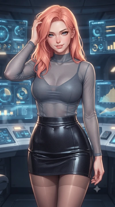 score_9, masterpiece, best quality, ultra-detailed, high-budget anime keyframe, editorial fashion photography, tasteful artistic composition, Japanese woman. close-up cowboy shot from the waist and thighs up, the character dominates the composition, 