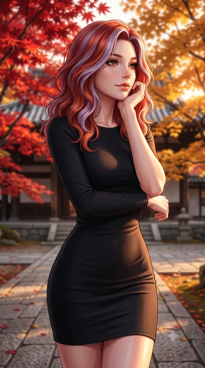 score_9, masterpiece, best quality, ultra-detailed, high-budget anime keyframe, editorial fashion photography, tasteful artistic composition, Caucasian woman woman. close-up cowboy shot from the waist and thighs up, the character dominates the compos