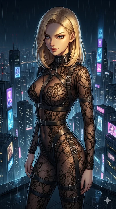 score_9, masterpiece, best quality, ultra-detailed, high-budget anime keyframe, editorial fashion photography, tasteful artistic composition, Korean woman. cowboy shot from the thighs up, character and outfit filling the frame for maximum editorial p