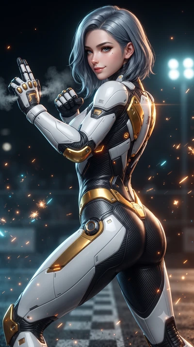 score_9, masterpiece, best quality, ultra-detailed, high-budget anime keyframe, editorial fashion photography, tasteful artistic composition, Korean woman. close-up cowboy shot from the waist and thighs up, the character dominates the composition, fi