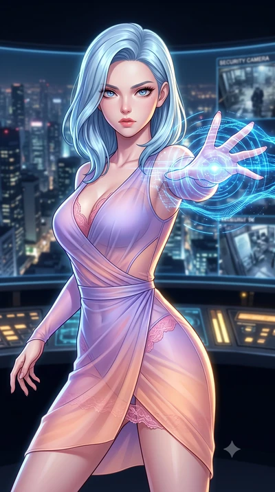 score_9, masterpiece, best quality, ultra-detailed, high-budget anime keyframe, editorial fashion photography, tasteful artistic composition, Korean woman. close-up cowboy shot from the waist and thighs up, the character dominates the composition, fi