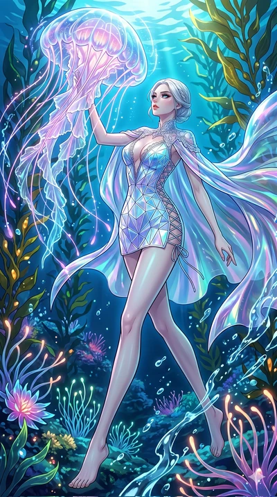score_9, masterpiece, best quality, ultra-detailed, High-budget Anime Keyframe, vibrant colors, fluid line-art, expressive lighting, cinematic composition, Ufotable-style visual effects, top-tier animation quality, Korean woman with idol-like refined