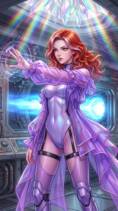 score_9, masterpiece, best quality, ultra-detailed, high-budget anime keyframe, editorial fashion photography, tasteful artistic composition, Caucasian woman, strictly human ears. close-up cowboy shot from the waist and thighs up, the character domin