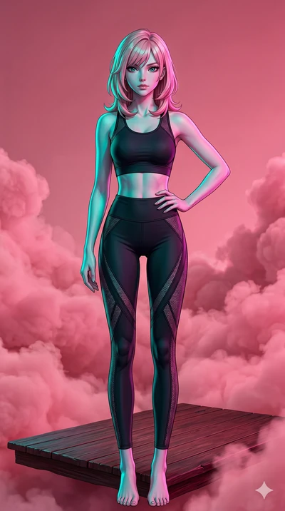 score_9, masterpiece, best quality, ultra-detailed, high-budget anime keyframe, editorial fashion photography, tasteful artistic composition, Japanese woman. cowboy shot from the thighs up, character and outfit filling the frame for maximum editorial