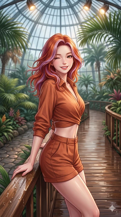 score_9, masterpiece, best quality, ultra-detailed, high-budget anime keyframe, vibrant anime aesthetic, Caucasian woman, strictly human ears. close-up cowboy shot from the waist and thighs up, the character dominates the composition, filling the fra