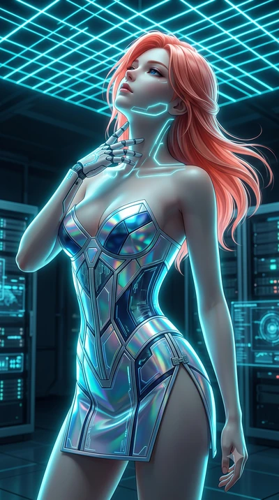 score_9, masterpiece, best quality, ultra-detailed, high-budget anime keyframe, semi-realistic 3D game render, editorial fashion photography, tasteful artistic composition, Japanese woman. close-up cowboy shot from the waist and thighs up, the charac