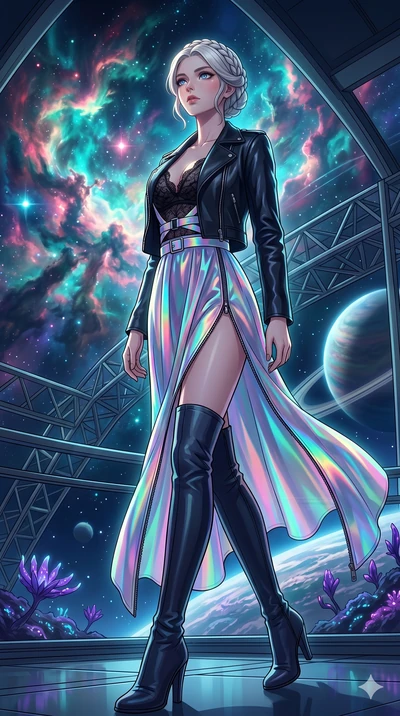 score_9, masterpiece, best quality, ultra-detailed, High-budget Anime Keyframe, vibrant colors, fluid line-art, expressive lighting, cinematic composition, Ufotable-style visual effects, top-tier animation quality, Japanese woman with delicate and el