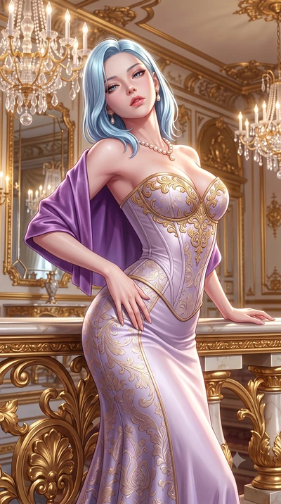 score_9, masterpiece, best quality, ultra-detailed, high-budget anime keyframe, semi-realistic 3D game render, editorial fashion photography, tasteful artistic composition, Korean woman. close-up cowboy shot from the waist and thighs up, the characte