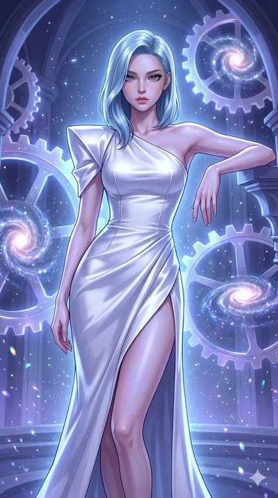 score_9, masterpiece, best quality, ultra-detailed, high-budget anime keyframe, editorial fashion photography, tasteful artistic composition, Korean woman. cowboy shot from the thighs up, character and outfit filling the frame for maximum editorial p