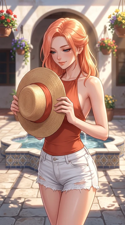 score_9, masterpiece, best quality, ultra-detailed, high-budget anime keyframe, editorial fashion photography, tasteful artistic composition, Japanese woman woman. close-up cowboy shot from the waist and thighs up, the character dominates the composi